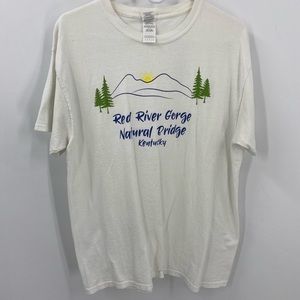 Red river gorge natural Bridge Kentucky cotton T-shirt L